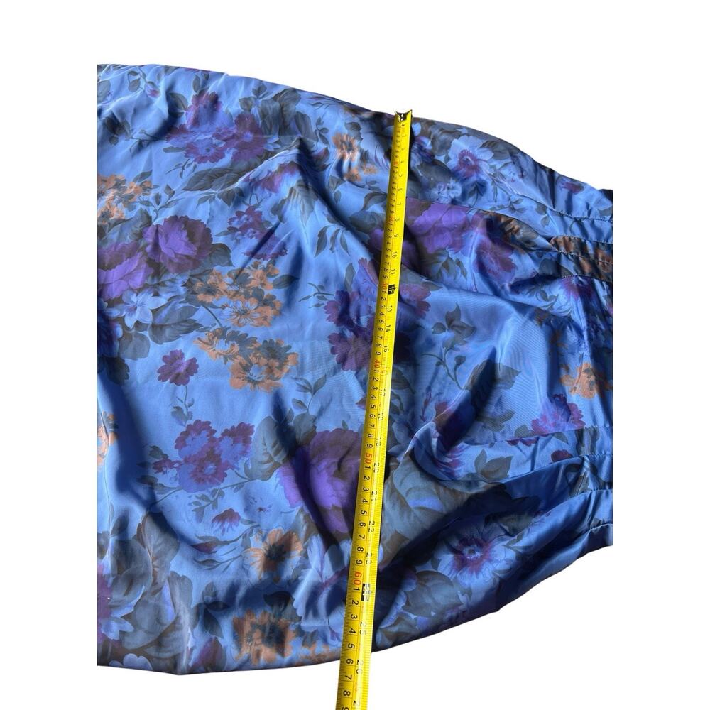 Maeve by Anthropologie Floral Maxi Dress Pockets NWT Size L Blue 178.00 MSRP - Picture 9 of 11
